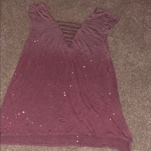 Tank top with bleach spot pattern never worn
